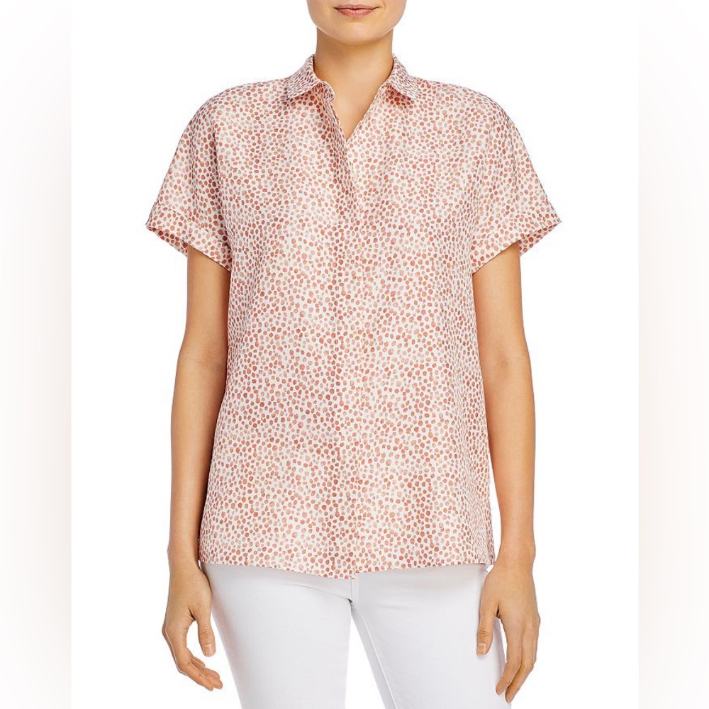 LAFAYETTE 148 • Blaine Printed Blouse In Cloud Multi